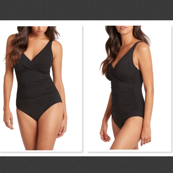 Sea Level Cross Front One-Piece Swimsuit Size 10